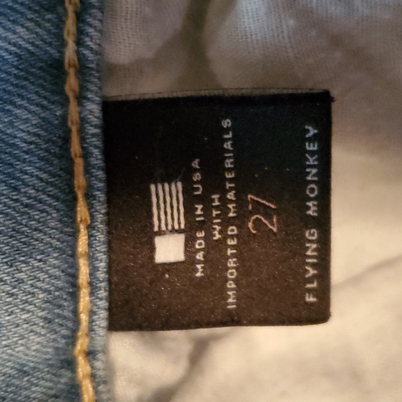 Flying Monkey Distressed Skinny Jeans sz. 27 - Picture 6 of 9